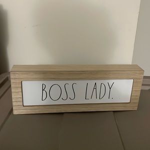Boss Lady Office Desk Sign